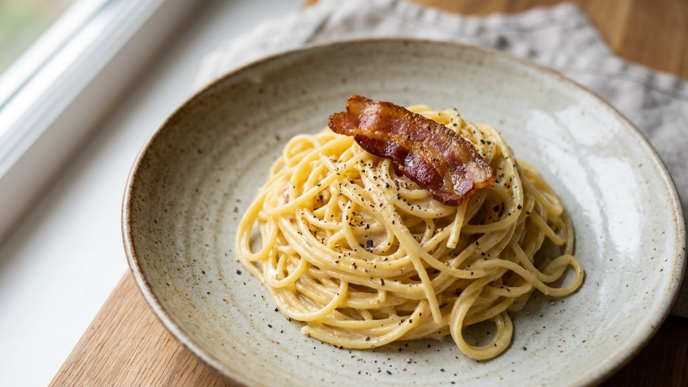 Carbonara Perfecta: Cómo Lograr la Cremosidad Eliminando el Ingrediente que Arruina Todo