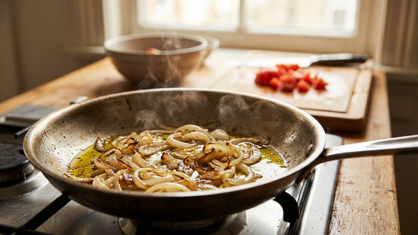 El orden secreto del sofrito: por qué echando primero la cebolla cambia todo el sabor de tu guiso