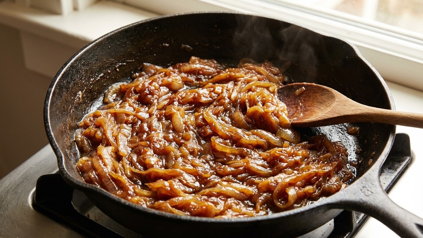 Llevo años caramelizando cebollas mal: este error de tiempo lo cambia todo