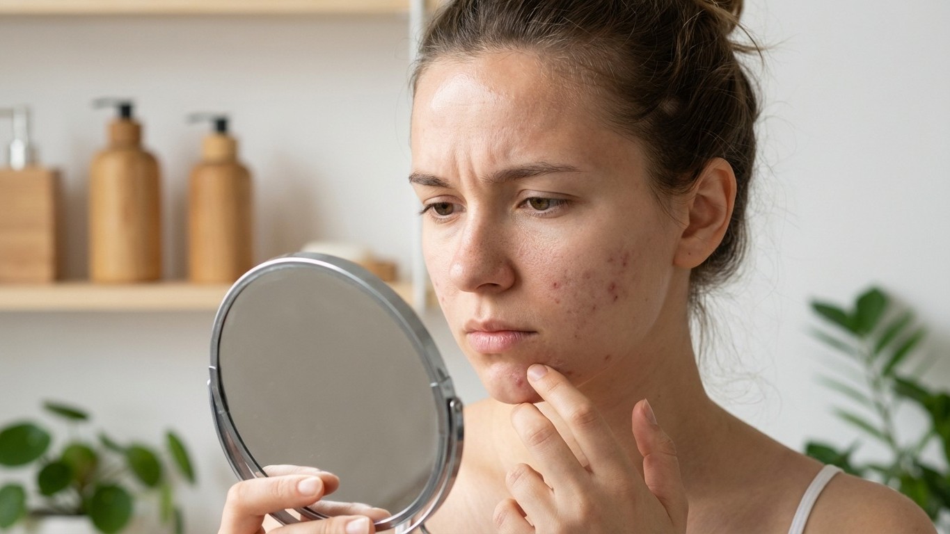 Problèmes de peau : routine skincare naturelle anti-acné, taches, pores et imperfections