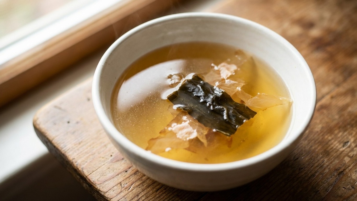 «Siempre usaba caldo de pollo»: el día que descubrí el dashi, el caldo japonés de 2 ingredientes que lo mejora todo