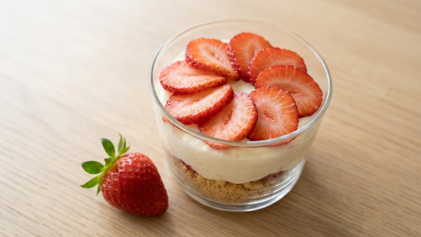 El postre que engaña a tu suegra: fresas, galletas y un truco que parece magia