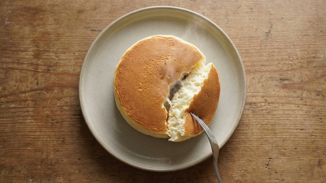 El secreto de Tokio: cómo el huevo transforma pancakes planos en torres esponjosas de 4 centímetros