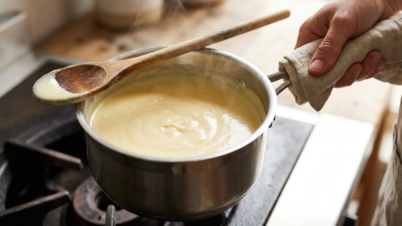 Esos 10 segundos después de apagar el fuego arruinan tu crema: la física que nadie te explica