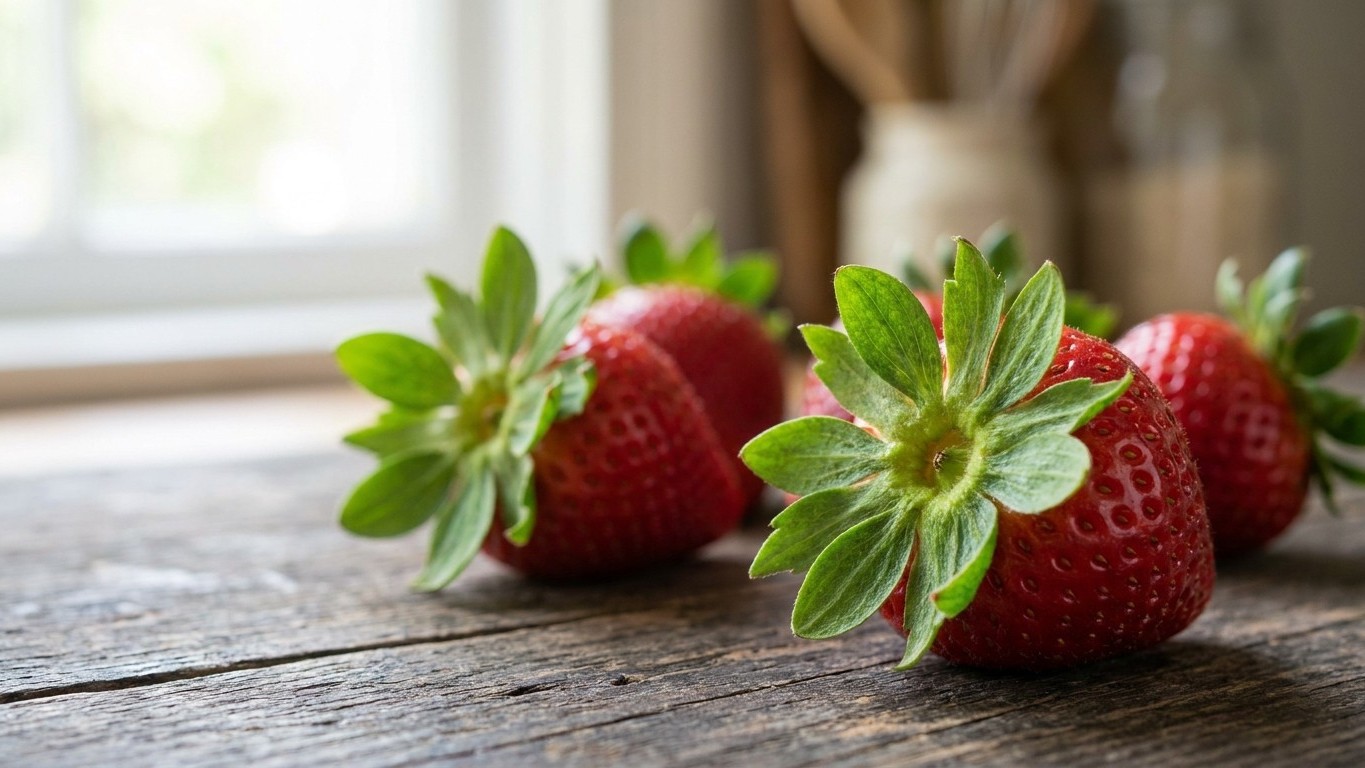 Llevas toda la vida tirando la mejor parte de la fresa: descubre por qué los chefs la guardan