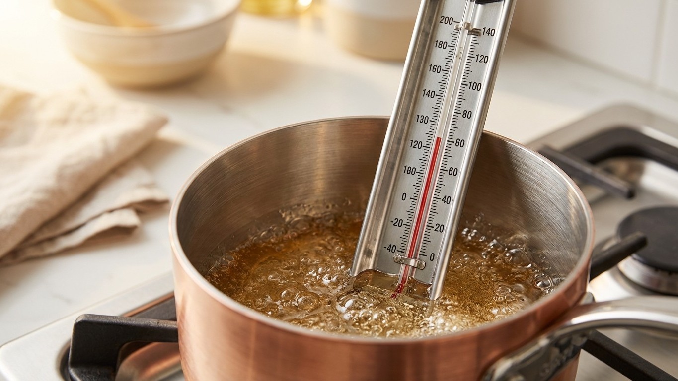 Los 3 puntos de temperatura que transforman tu almíbar: el secreto que todo pastelero guarda