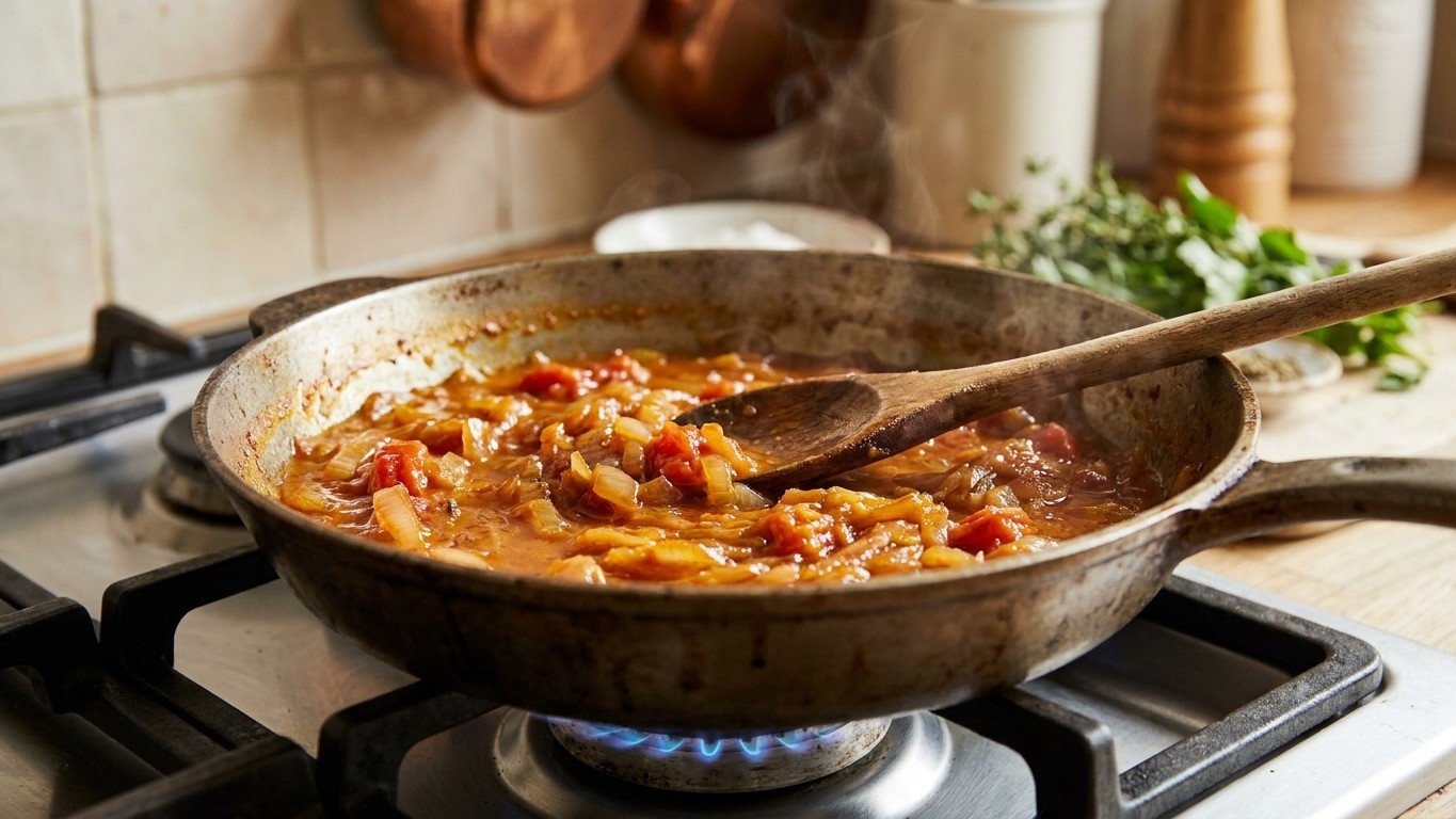 20 años haciendo sofrito en 10 minutos: descubre por qué 45 minutos a fuego suave cambió todo