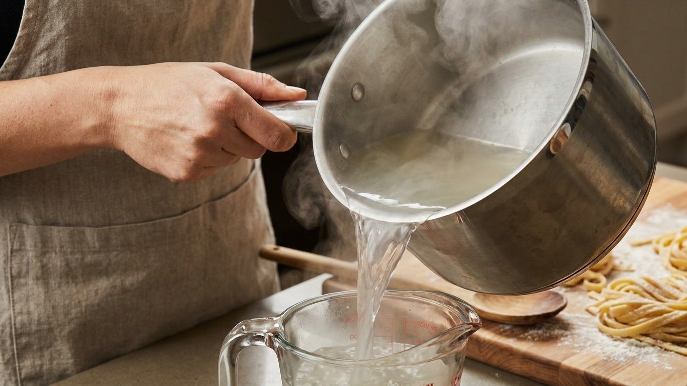 El agua de la pasta que tiraban a la basura: el secreto italiano que transforma cualquier salsa