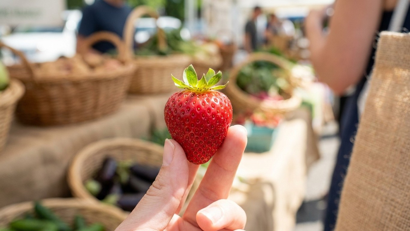 El secreto del verdulero: cómo elegir fresas perfectas sin dejarte engañar por el color ni el tamaño