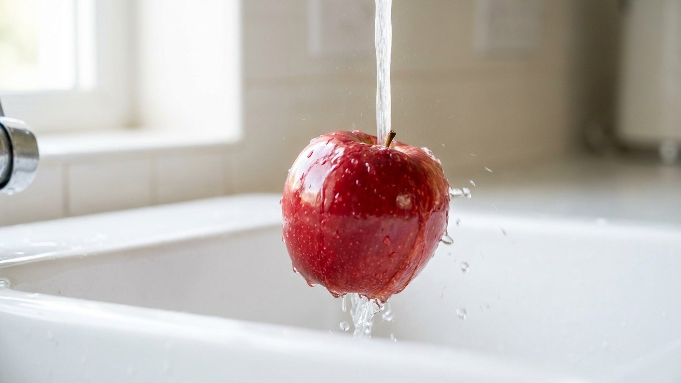 Llevas años lavando frutas con vinagre en vano: la ciencia revela qué pesticidas permanecen en la piel