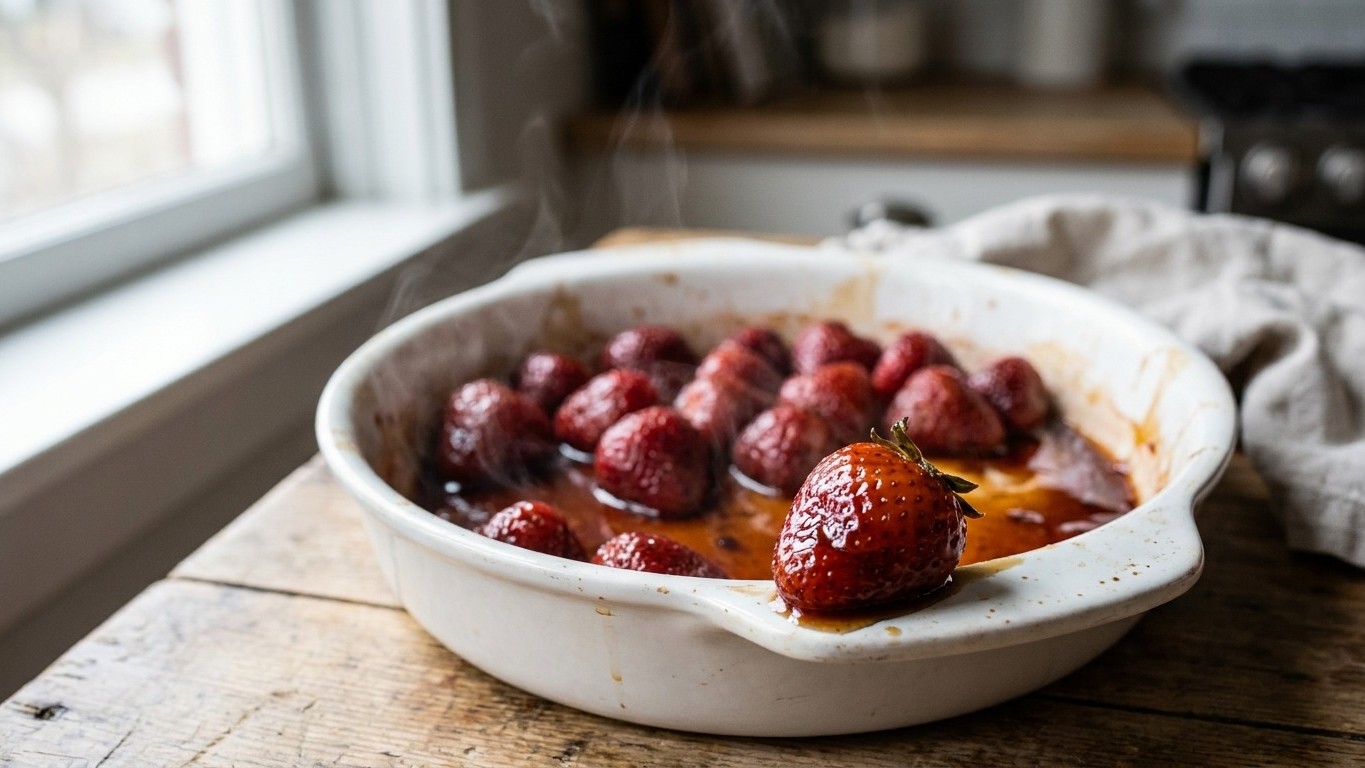 « No las pongas en la tarta »: mi cuñada metió las fresas de mayo al horno y descubrí por qué los chefs ya no las usan crudas