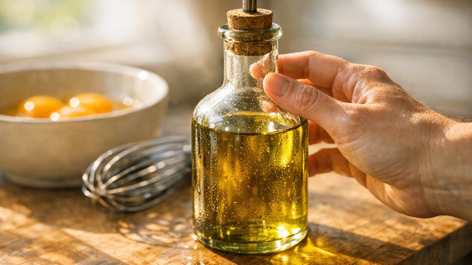 Años culpando al huevo: el secreto de la mayonesa cortada estaba en la botella de aceite