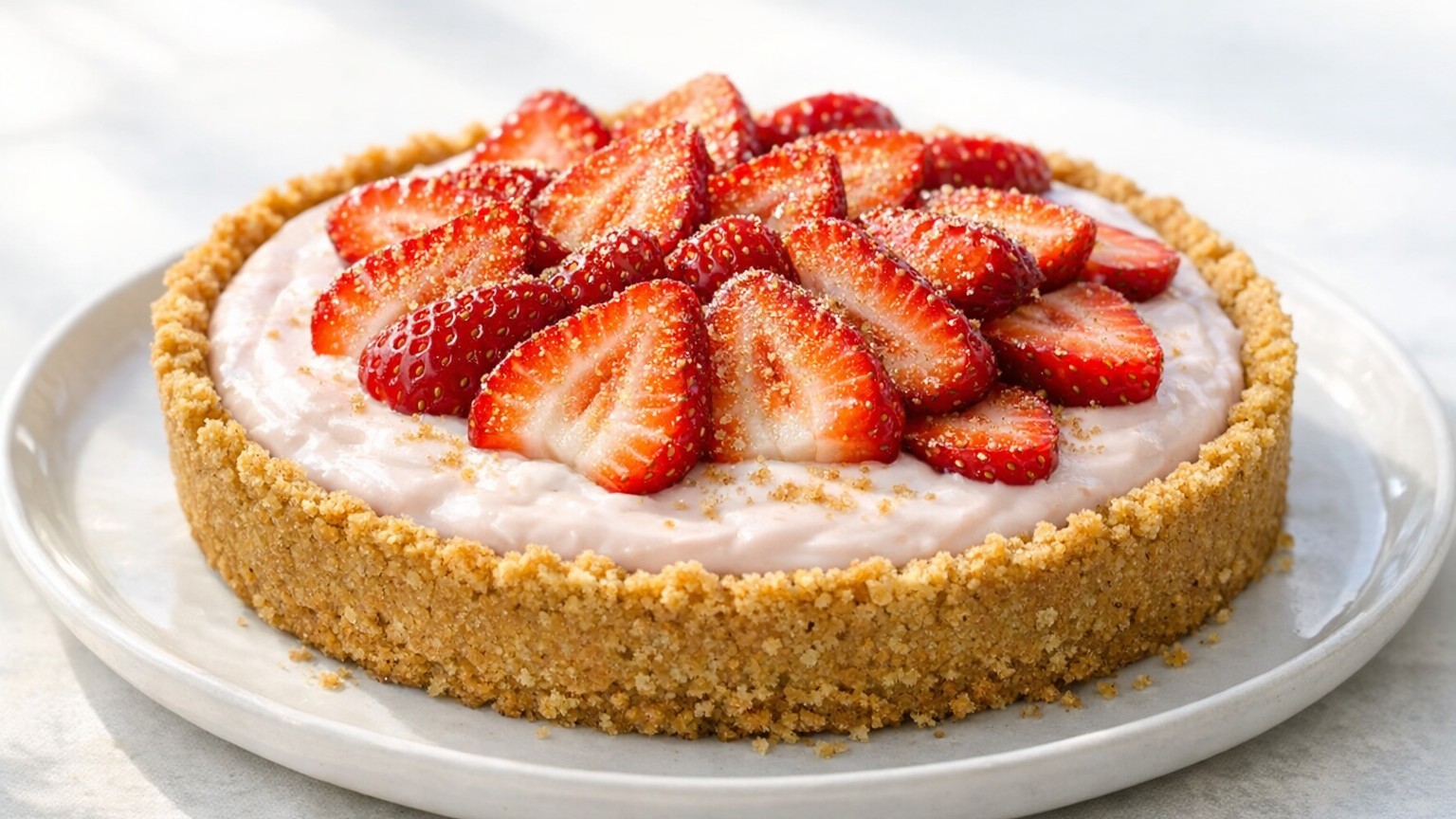 Años pagando tartas caras sin saber que yogur, fresas y azúcar moreno es todo lo que necesito