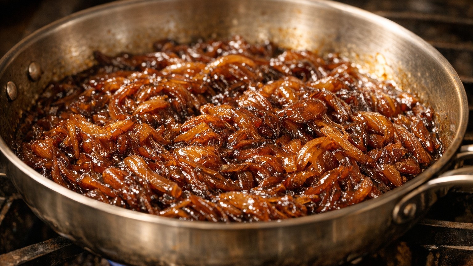 Caramelicé cebolla a fuego alto en 5 minutos y arruiné el plato: la verdad que los vídeos virales no te cuentan