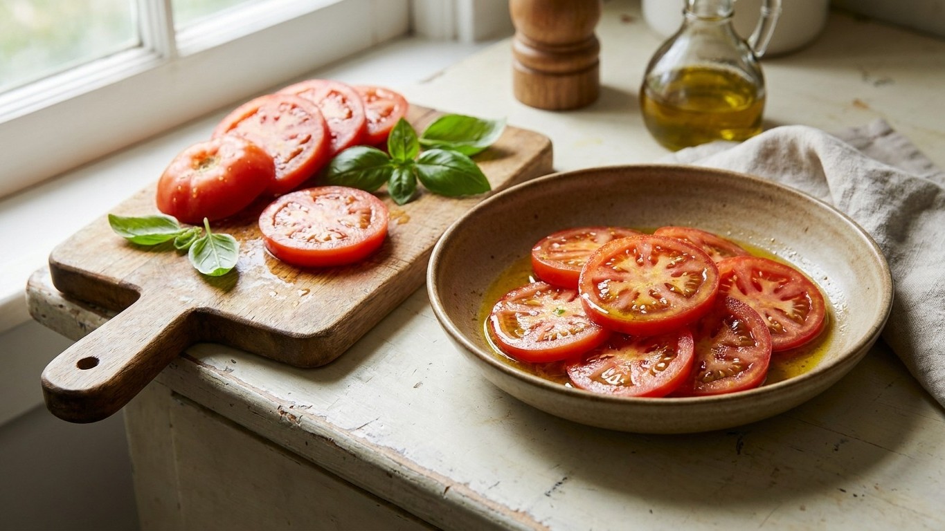Descubrí lo que hacía mal con mis tomates: la marinada de 10 minutos que revoluciona el sabor