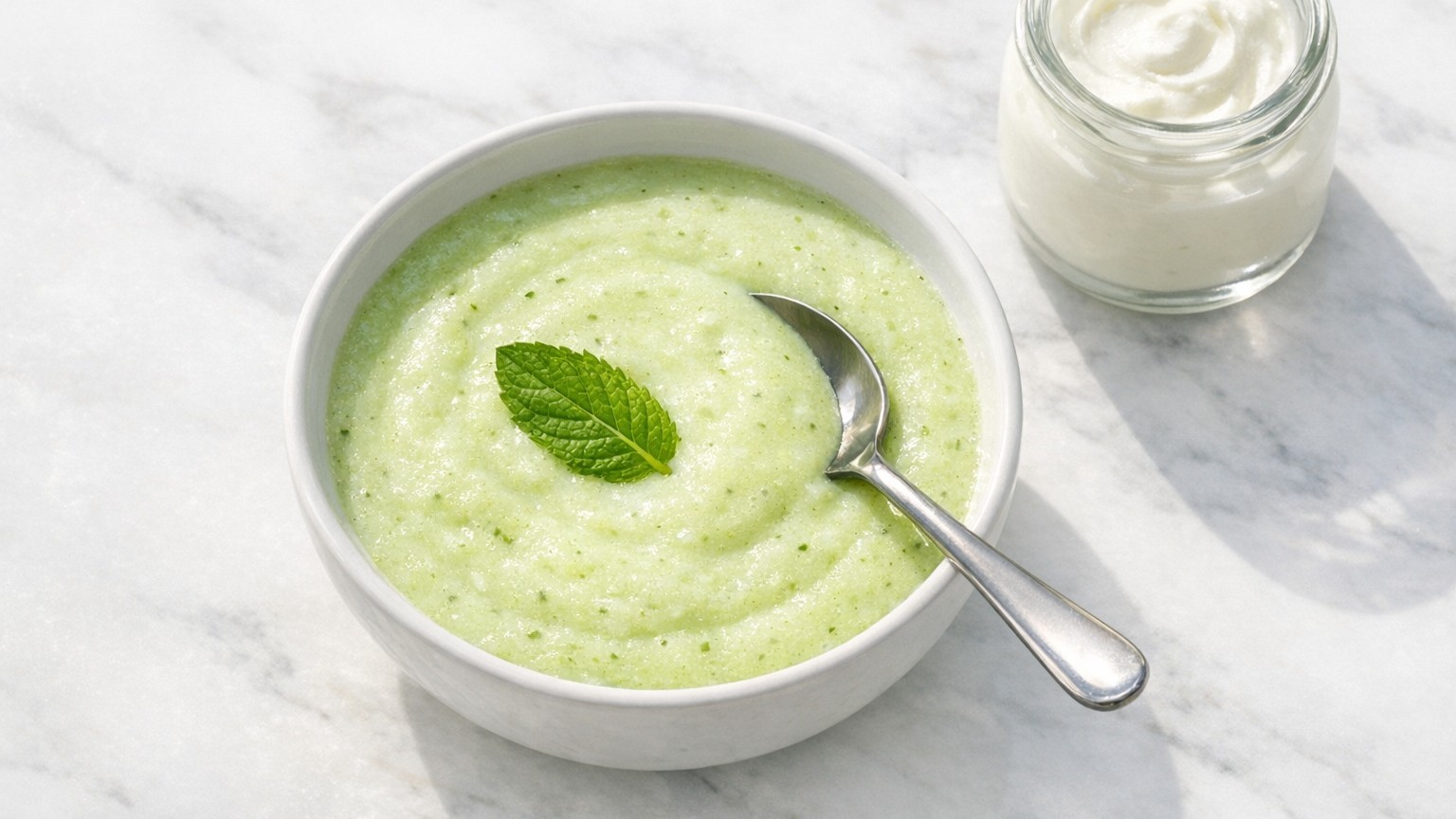 El secreto del gazpacho de pepino de mi abuela: una cucharada de yogur griego que cambia todo