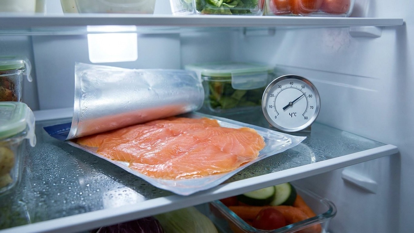 Todos confiamos en los 4 °C de la nevera: aun así, esta bacteria sigue multiplicándose tranquilamente en el salmón ahumado...
