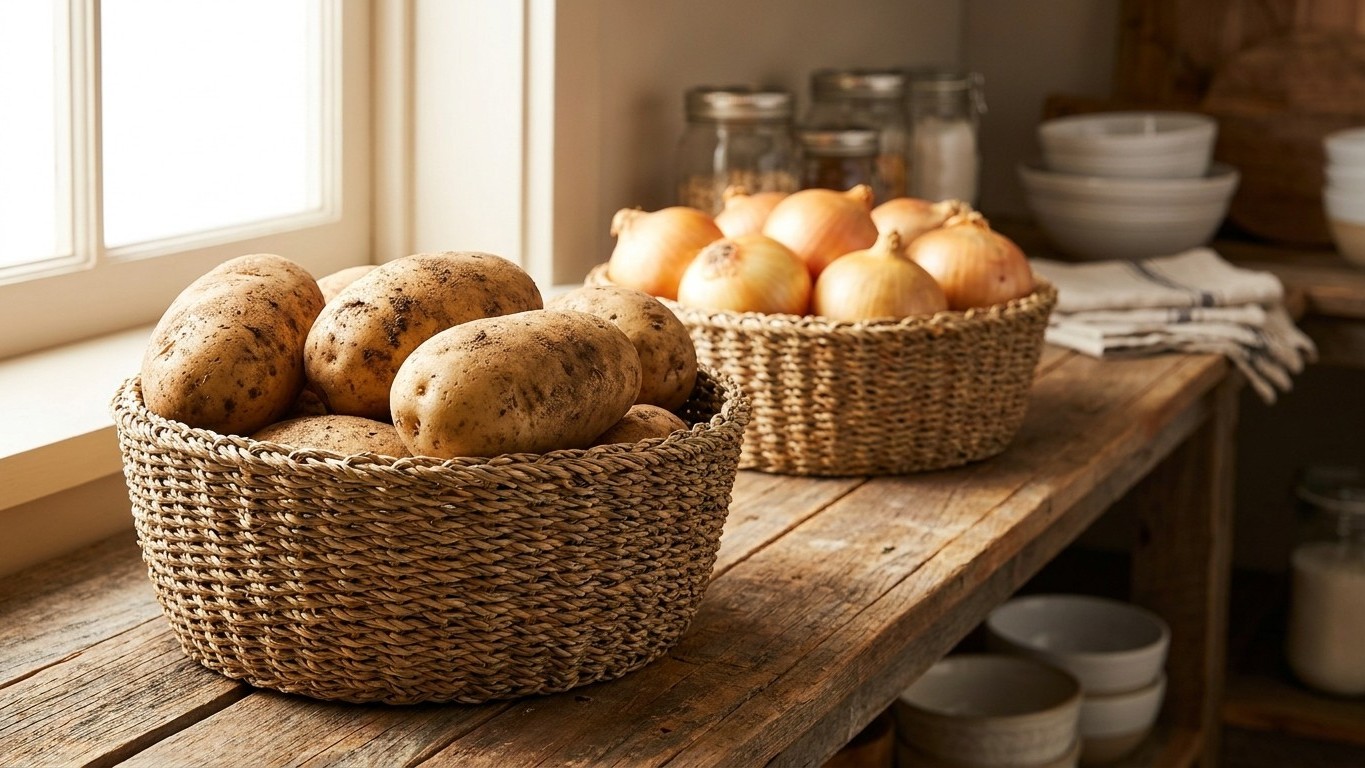 Yo guardaba las patatas junto a las cebollas como todo el mundo: el día que las encontré llenas de brotes en una semana, e...