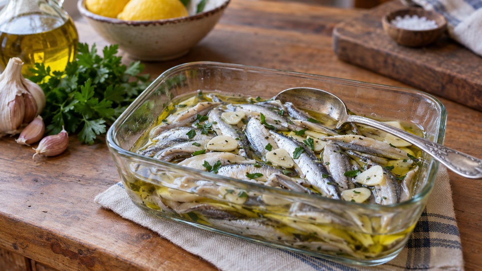 Boquerones en vinagre: cuántos días congelarlos antes para evitar el anisakis